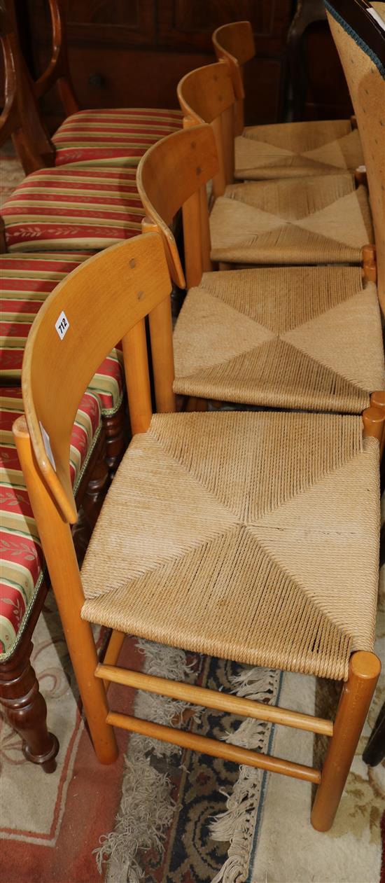 4 Danish dining chairs